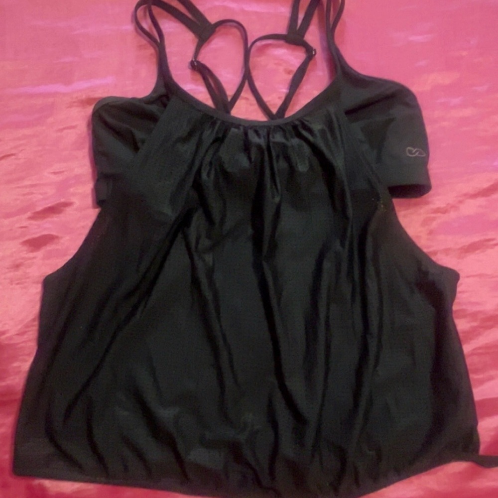 CALIA by Carrie Underwood Black Tank Top